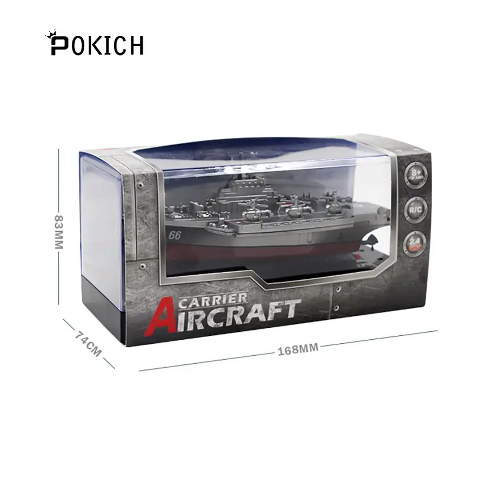 Pokich 2,4 GHz 3CH пульт дистанционного управления лодка эскорт фрегат Перевозчик корабль Изысканная модель RC военный корабль модель