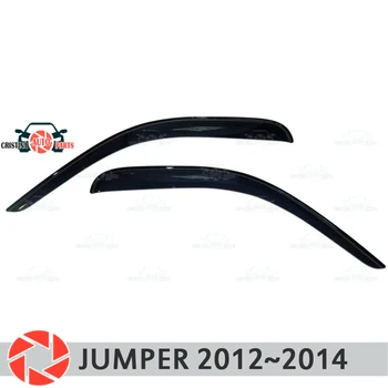 

Window deflector for Citroen Jumper 2012~2014 rain deflector dirt protection car styling decoration accessories molding