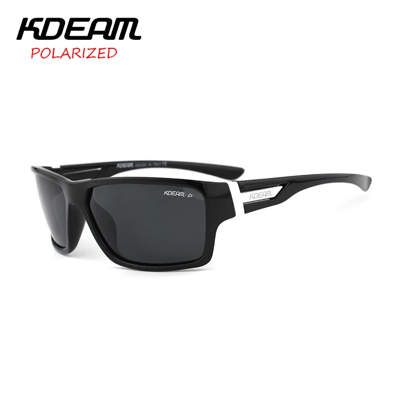 KDEAM брендовые солнцезащитные очки мужские спортивные солнцезащитные очки женские поляризованные зеркальные линзы zonnebril mannen 7 цветов UV400 С жесткий чехол KD510