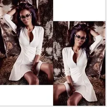 As Mulheres Se Vestem de moda Streetwear Casual Sólidos Manga Comprida Ruffles Sexy V Neck Zipper Bodycon Mini Vestido Feminino Vestidos Plus Size