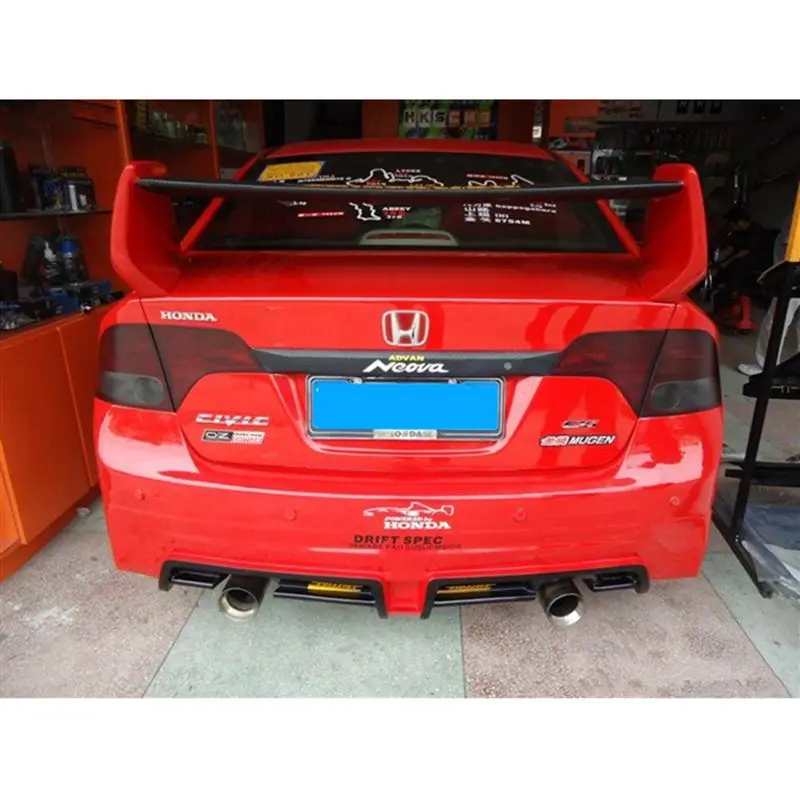 Для Honda Civic спойлер высокое качество абс материал заднее крыло праймер цвет задний спойлер для Honda Civic спойлер FD2 2006-2013