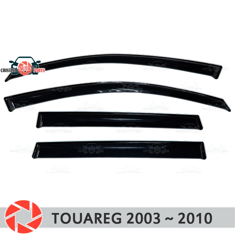 Дефлектор окна для Volkswagen Touareg 2003-2010 дефлектор от дождя защита грязи Стайлинг
