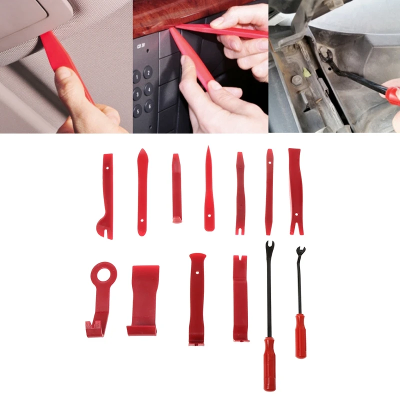 

Universal 13Pcs/set Trim Removal Tool Car Door Panel Trim Dashboard Clips Pliers Car-Styling