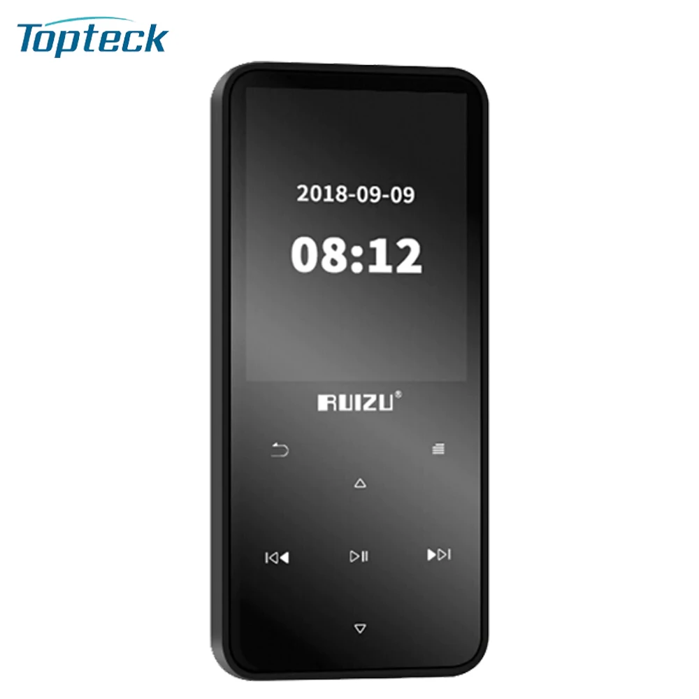 

RUIZU D10 8GB MP4 Digital Music Player Lossless Audio Video Player Bluetooth FM Radio Browsing Voice Recording TF Card