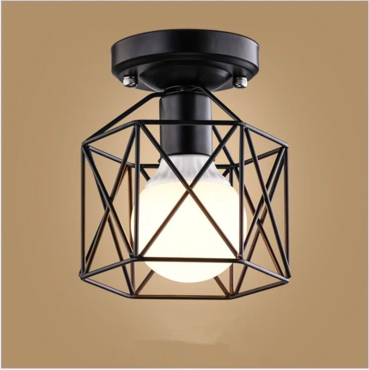 Винтажная промышленная Ретро потолочная лампа edison Light E27 держатель Железный