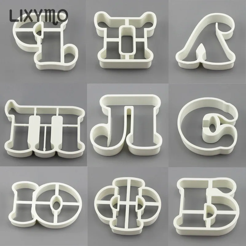 LIXYMO русский алфавит формочки для печенья русские буквы формочки для печенья формочки для десерта Пластиковые 1 шт