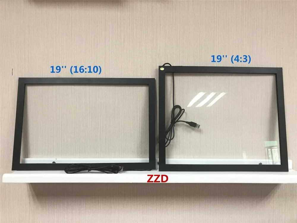 ZZDtouch 19 inch 4:3 infrared touchscreen 2 points ir touch frame usb touch panel for touch screen computer monitor