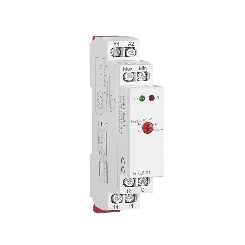 

Din Rail Level Control Relay Industrial Control Level Monitoring Water Pump Controller Relay GRL8