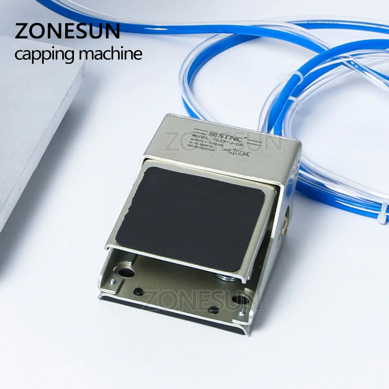ZONESUN пневматическая машина для укупорки флаконов 20 мм раствор пероральной