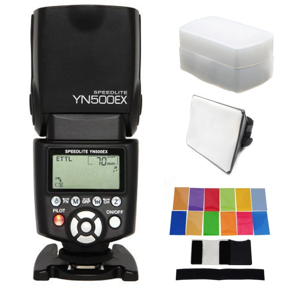 Yongnuo YN 500Ex YN500Ex High speed sync HSS Flash Speedlite Speedlight