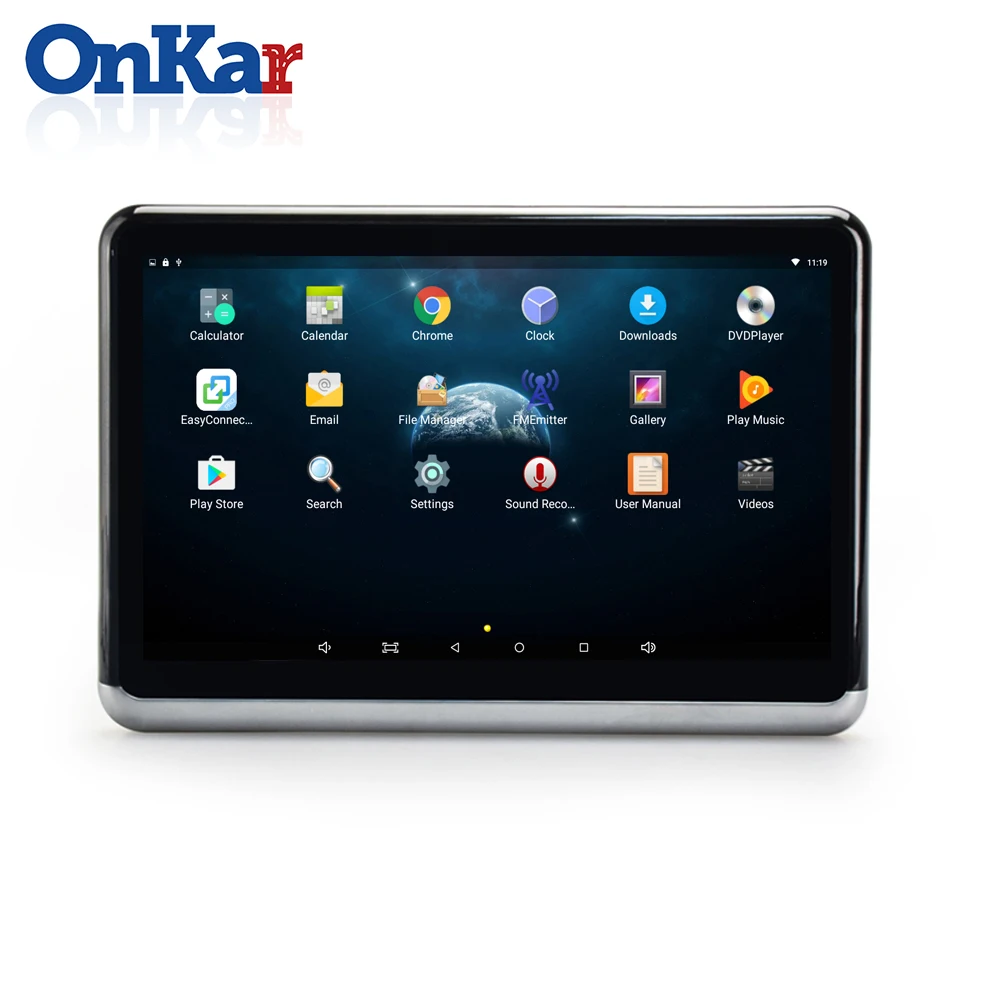 ONKAR 10 1 дюймов экран android 6 0 подголовник монитор Поддержка wifi bluetooth fm радио 1080P HDMI SD