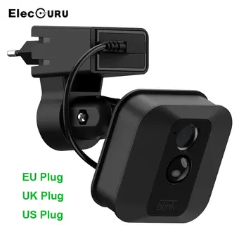 

for Blink Indoor Camera Adjustable Wall Mount Holder with Quick Charge Adapter Outlet Holder Security Camera Bracket Wall Stand