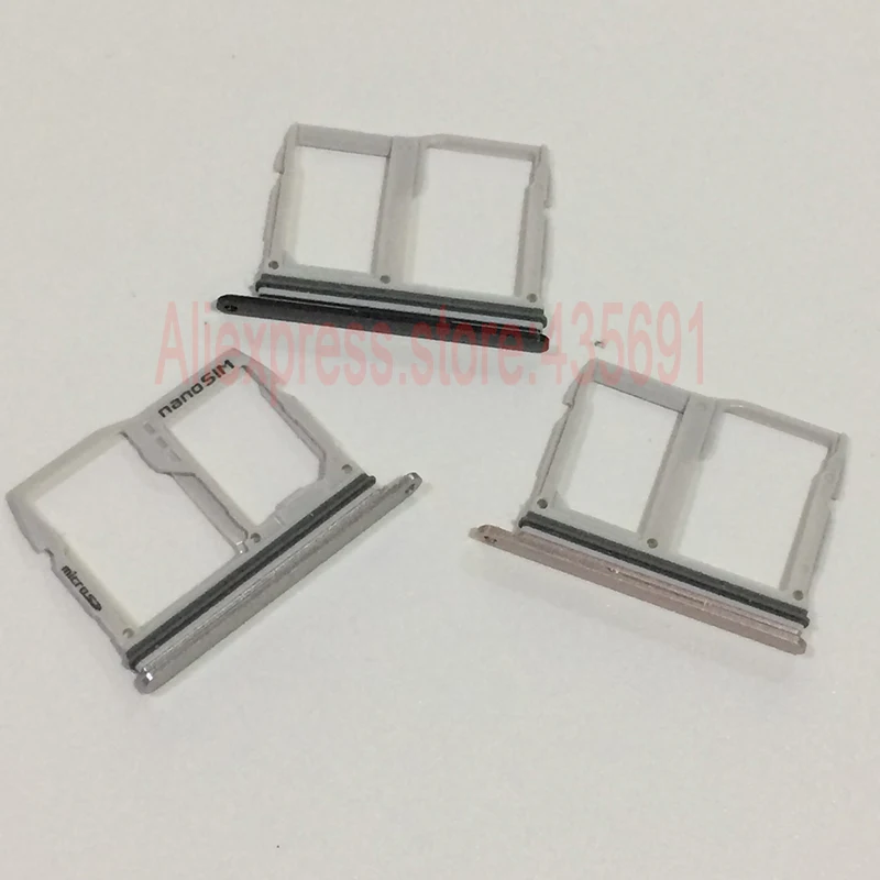 4Colors Sim Card Tray Micro SD Memory Card Slot for LG G6 US997 VS988 Nano Sim Card Holder Waterproof Container Replacement Part