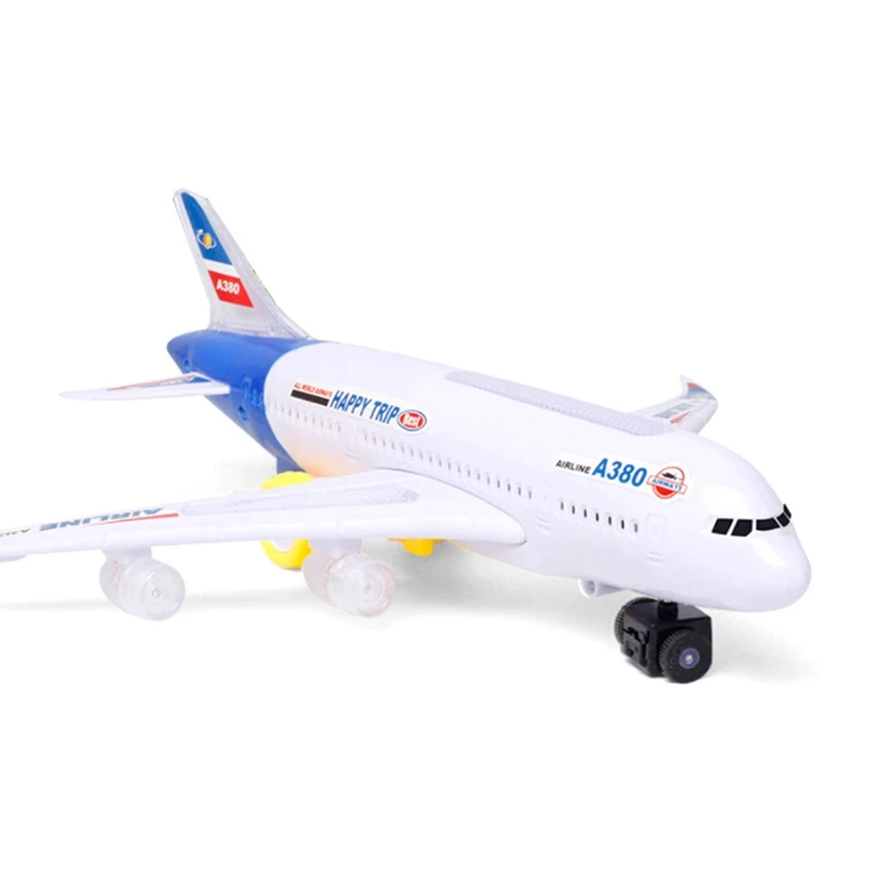 Свет музыкальные универсальные модели самолета Airbus мигает звуковой