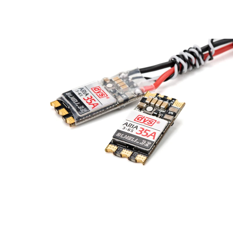 

2pcs Original DYS Aria BLHeli_32bit 35A 35amp Brushless ESC 3-6S Dshot1200 Ready Built-in Current Meter Sensor