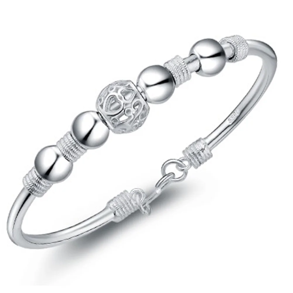 

1/Pc Special Bracelet folk style transport bead silver bracelet bracelet push-pull gift