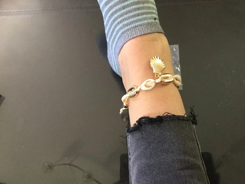 Bracelet de Cheville Blanc Ariela