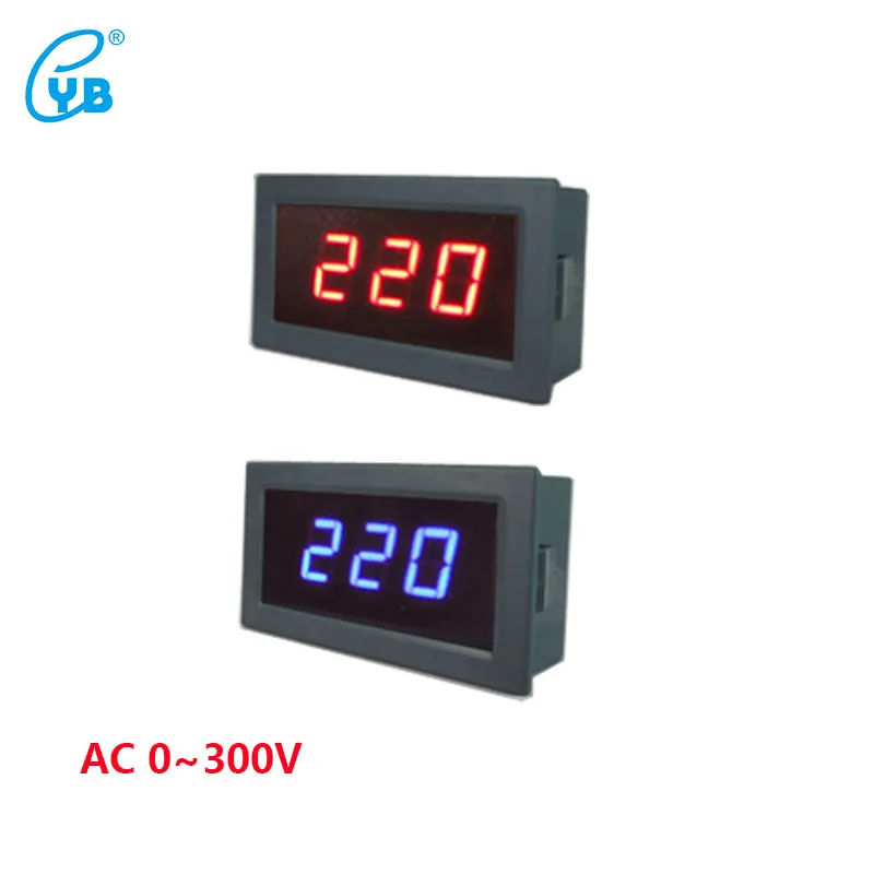 

YB5130B AC0-300V Digital Voltage Meters Tester Three-wire AC Digital Display Voltmeter Autotransformer Regulator Back Cover
