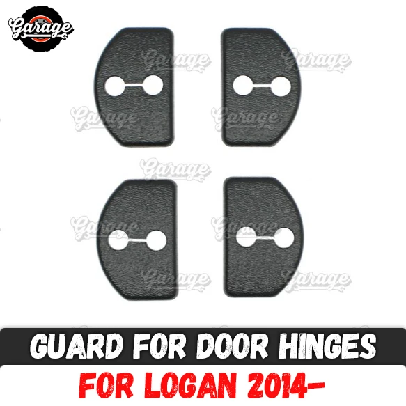 

Guard for door hinges for Renault / Dacia Logan 2014- ABS plastic 4 pcs interior molding of scratches car styling tuning