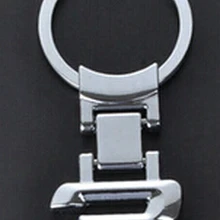 3D Серебряный цинковый сплав автомобильный логотип ключ для Mitsubishi NISSAN Audi benz peugeot металлический брелок Подвеска chaviro для авто подарок