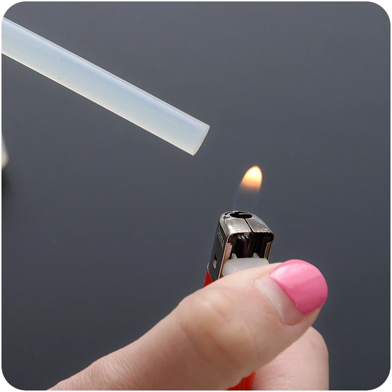 9122 home convenient hot-melt adhesive glue stick a hot melt glue 7mm transparent hair accessories wholesale
