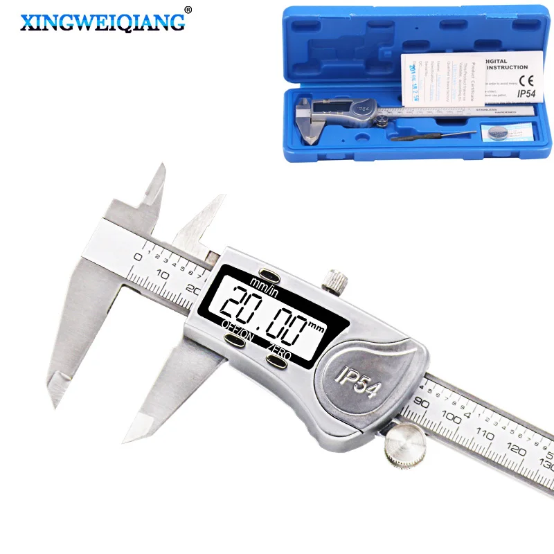150mm stainless steel IP54 LCD Digital Vernier Caliper Micrometer Measuring Tool 