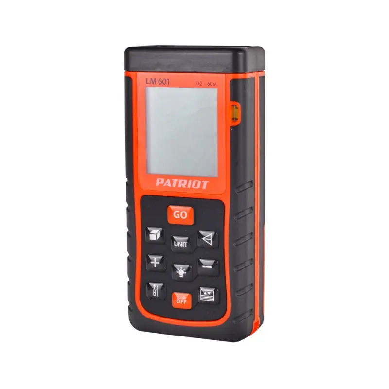 Дальномер лазерный PATRIOT LM601 (Дальность измерений 60м., класс лазера II, класс защиты IP54)
