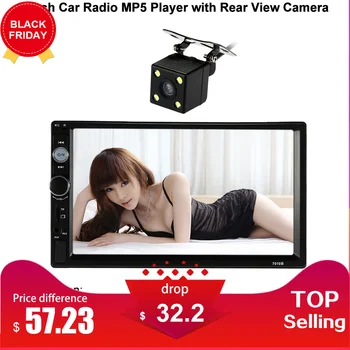 

Autoradio Cassette Recorder 7 inch Automagnitola 2 Din HD BT USB/TF FM Car Radio MP5 Player Multimedia Wireless BT