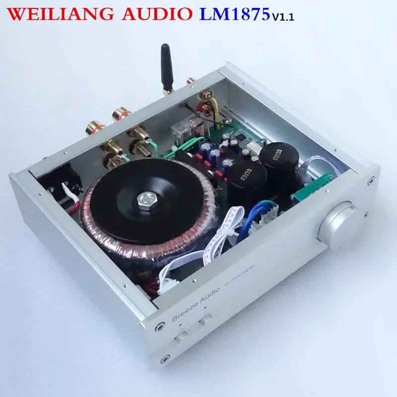 weiliang audio&breeze audio LM1875 30W*2 hifi bluetooth power amplifier power supply 80W 110/220v audio amplifier weiliang audio&breeze audio LM1875 30W*2 hifi bluetooth power amplifier power supply 80W 110/220v audio amplifier