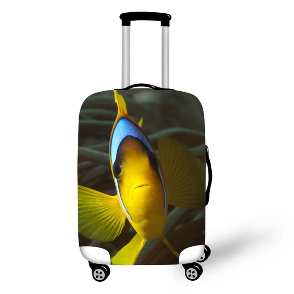 3D Design travel accessories suitcase protective covers 18-30 inch elastic luggage dust cover case stretchable 3D Design travel accessories suitcase protective covers 18-30 inch elastic luggage dust cover case stretchable