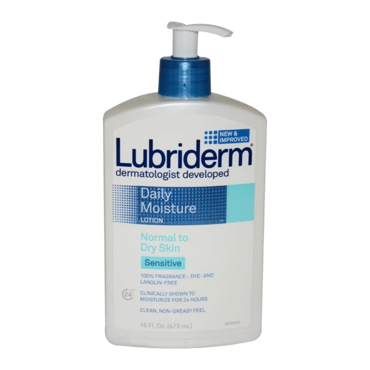Daily Moisture Lotion Normal to Dry Skin Sensitive by Lubriderm for Unisex - 16 oz Lotion