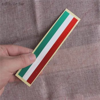 

Universal Car Steering Wheel Strip Sticker Italy Hungary Nation Flag Decals Styling For Ferrari Abarth Maserati Alfa Romeo
