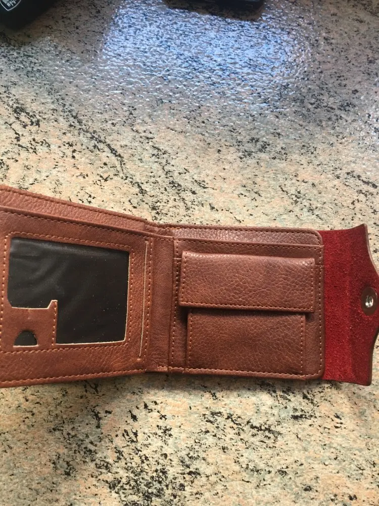2019 New PU Men's Wallet Multifunctional Short Design Men Wallet Hasp Coin Purse Card Holder photo review