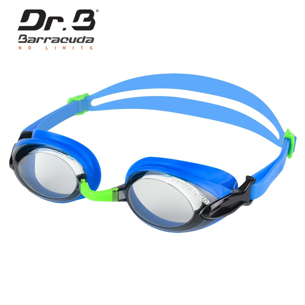 

Barracuda Dr.B Myopia Swimming Goggles Anti-fog UV Protection Waterproof Blue for Women Men #92295 Eyewear