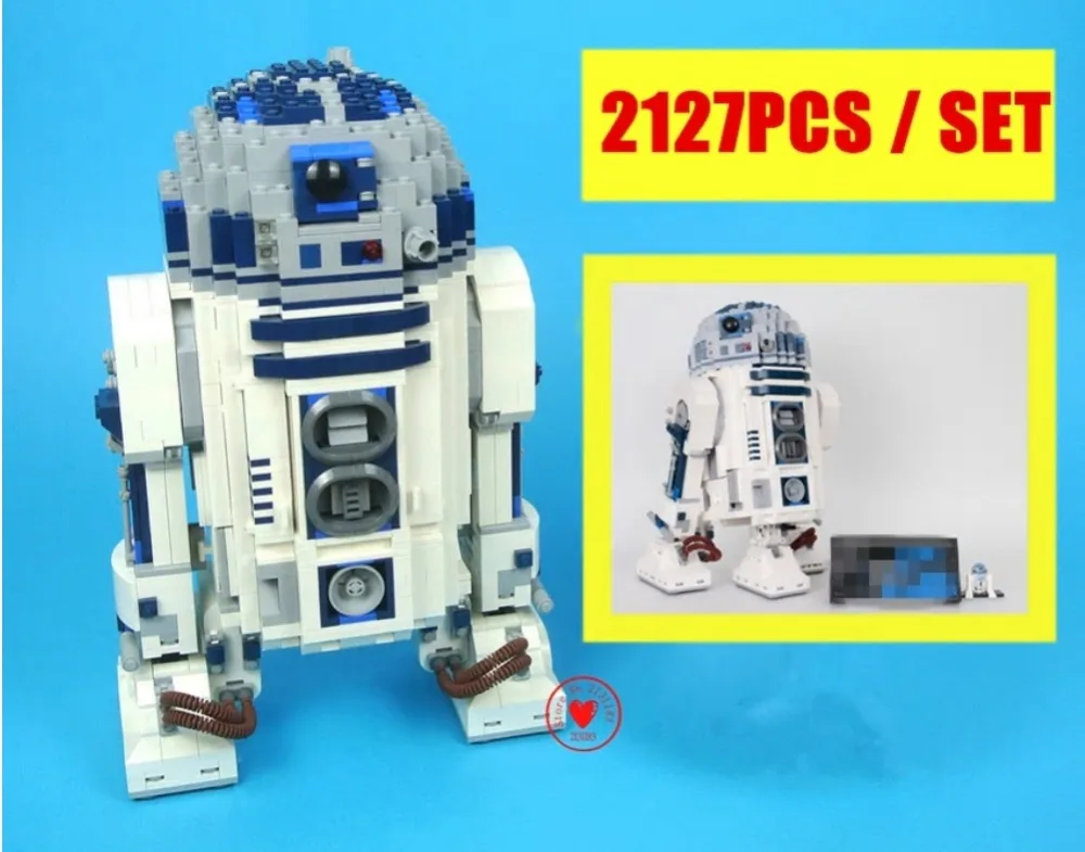 

Toys for children R2-Robot Out of print D2 fit legoings star wars robot figures technic Building Blocks Bricks boys