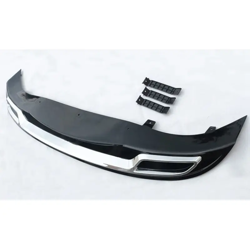 

For Elantra Car Accessories Rear Bumper Protector Dual Diffuser Spoiler For 2017 Elantra bumper rear lip rear spoiler