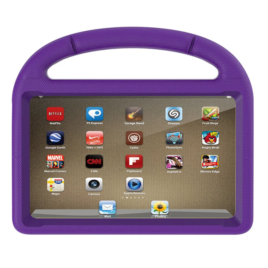Kids Shockproof Case For Amazon Kindle Fire HD 7 2015 2017 Version Children Safe EVA Protective Case Handle Stand Cover (17)