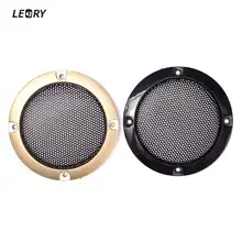 LEORY 1 шт. " дюймов громкоговорители Защитная крышка сетки звуковая коробка решетка Автомобильные колонки усилитель мощности декоративный круг блок сеть