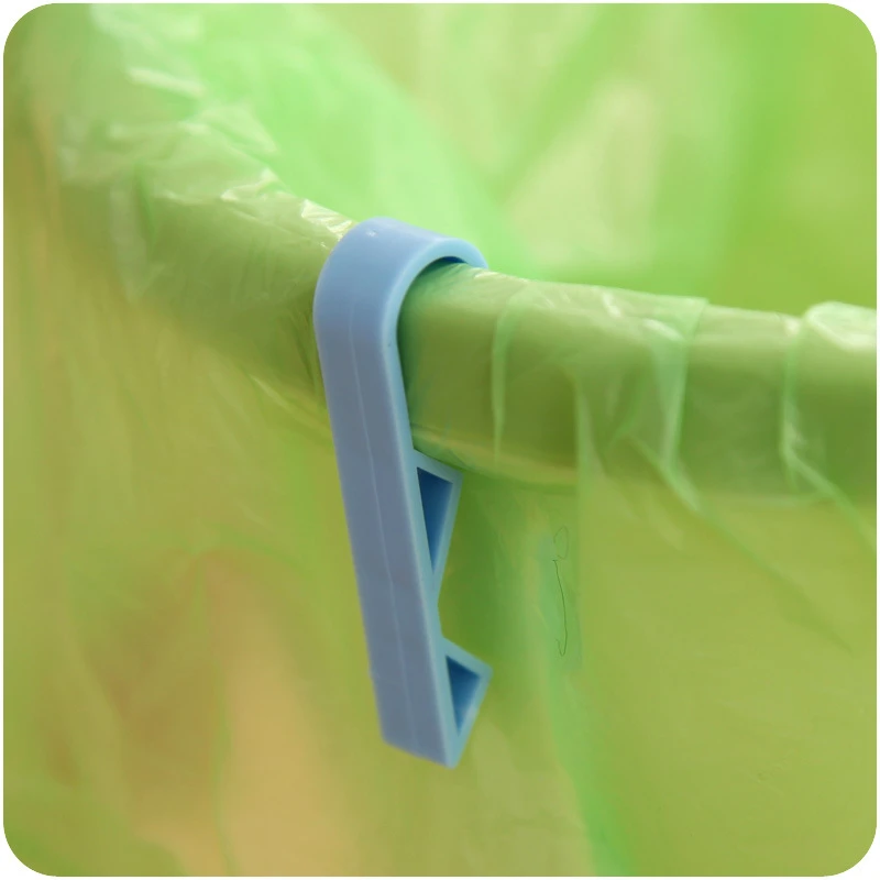 

Household 0678 creative Trash Can Clamp wholesale garbage bags anti-slip clips folder slip clip barrel edge folder 2 accessories