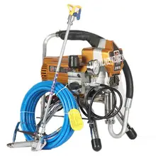 395 безвоздушный флакон высокого Давление Краски спрей пушка профессиональная стена Краски опрыскиватели машина 220v Электрический Краски ing оборудование 2000W 3L