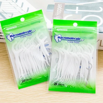 

1559 ultra high tension baby dental floss stick teeth cleaner flat line picking teeth of 20 children Kitchen household items
