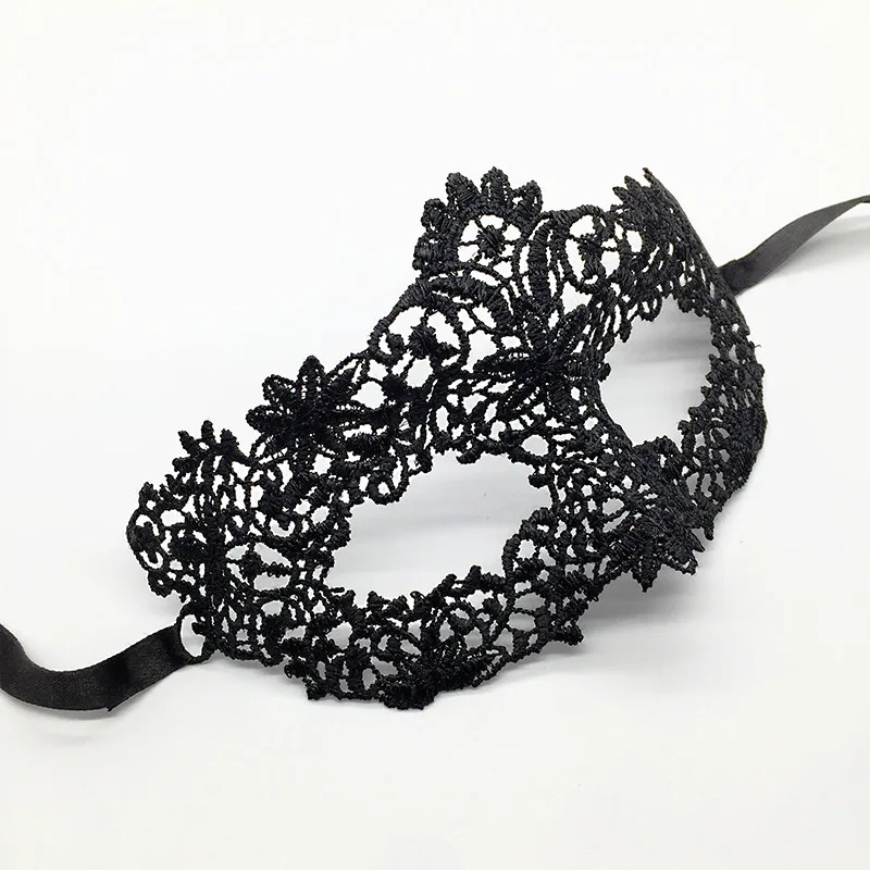 Женская Сексуальная кружевная маска для Хэллоуина, карнавальный мяч, маскарадная черно-белая горячая штамповка, Вечерние Маски, выдалбливают#30