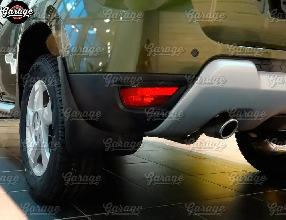 Брызговики задних колес для Renault/Dacia Duster 2010-/- 2 Широкоформатные резиновые аксессуары защитный анти-всплеск