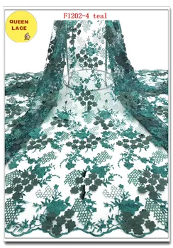 

Beaded Bridal Lace Fabric African French Net Lace Nigerian Lace Fabrics For Wedding 2019