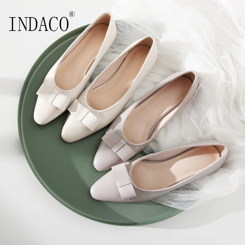 

2019 New Flat Shoes Women Leather Slip On Comfortable Women Footwear 1cm