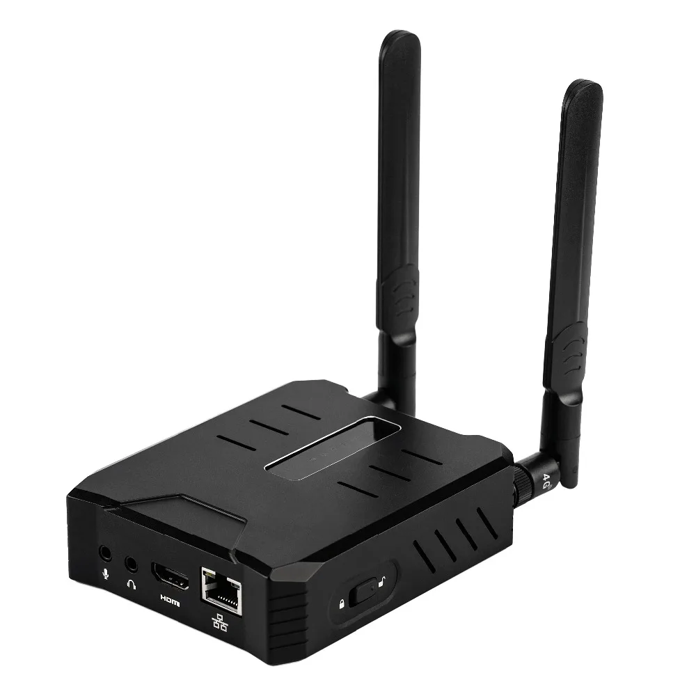 Видео кодировщик Mine Q7 4G LTE HDMI беспроводной RTMP IP прямые поставки с поддержкой 4G/Wi