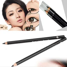 2 шт. прочный деревянный Косметическая подводка для глаз искусство бровей коричневый водонепроницаемый карандаш для бровей черная ручка долговечный карандаш для глаз карандаш