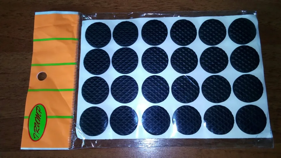 Selbstklebende Polster f/ür M/öbelf/ü/ße f/ür M/öbel Tisch Sofa Rutschfester Self Floor Protector Gummi-Pads Stuhl 48Pcs Schwarzes TRP Gummif/ü/ße Holzboden