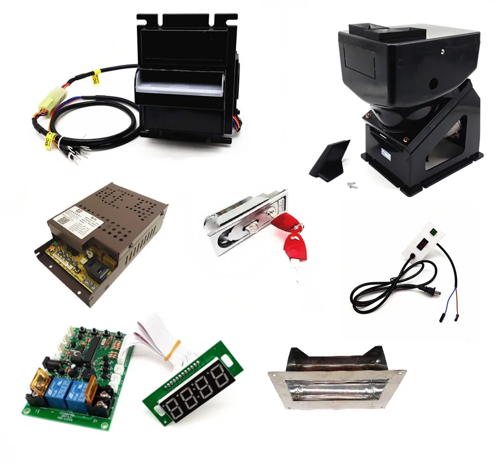 

1 kit for 220V Multi Banknotes Bill Acceptor to Coin Token with JY-142 Control Board Coin Collector for Coin Changer Machine