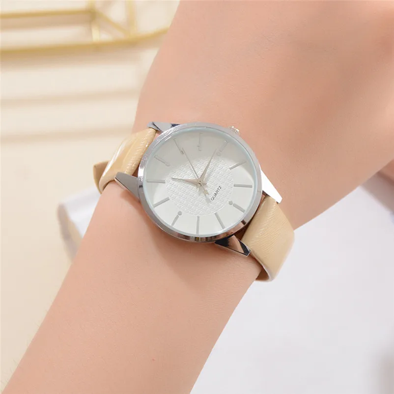 Montre Femme Top Brand Luxury Women Watches ladies watch Leather band Quartz Analog Wrist Watches clock relogio feminino A06 (3)